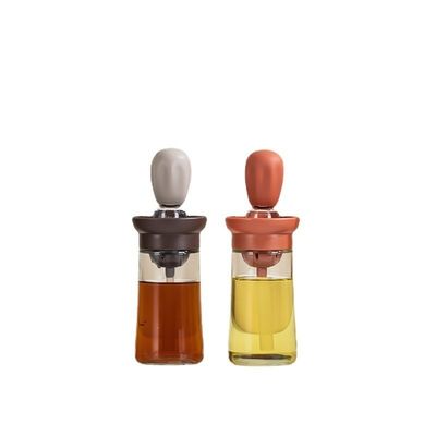 Olive Superior Glass Measuring Oil and Vinegar Dispenser Flasje voor de Keuken 6.45*20cm
