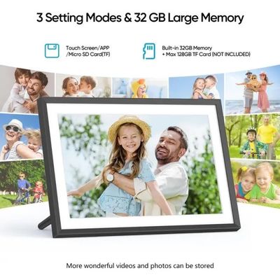 Voorraad Bulk 10 inch 16g WiFi LCD Cloud Video Download Frameo Digitaal Foto Picture Frame