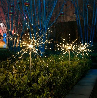 IP65 Solar Lawn Ground Insert Fireworks Lights voor vakantie decoratie OEM ODM