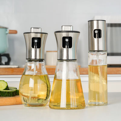 200 ml glazen olijfolie sproeier azijnfles voor het koken salade BBQ keukengereedschap