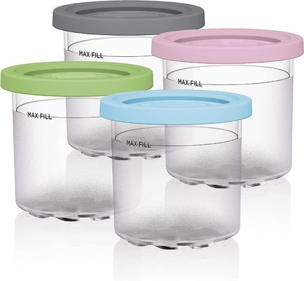 4 stuks 600 ml ijscontainers voor NC299AMZ NC300s serie herbruikbaar en milieuvriendelijk