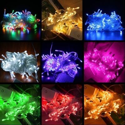 Buiten waterdicht 300m Paarse LED Fairy Lights String Girland voor Kerstfeest decoratie