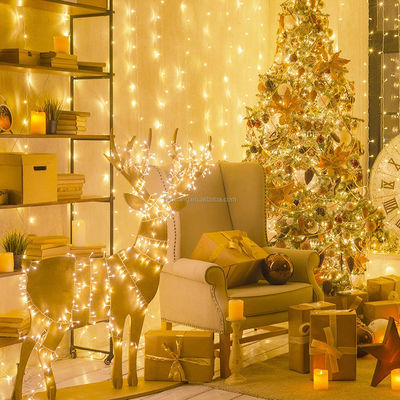 Buiten waterdicht 300m Paarse LED Fairy Lights String Girland voor Kerstfeest decoratie