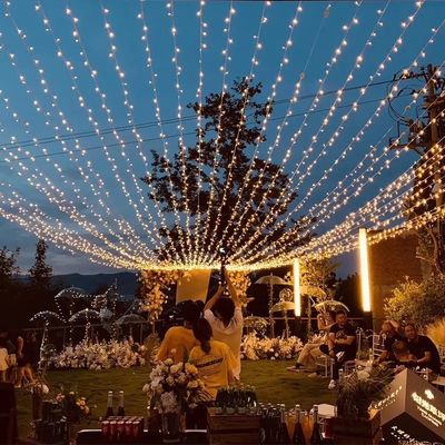 Buiten waterdicht 300m Paarse LED Fairy Lights String Girland voor Kerstfeest decoratie