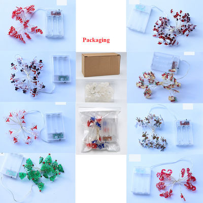 Fairy Star Lights LED String Zwarte kerstverlichting Decoratie met aangepast logo