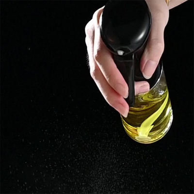 Olie- en azijndispenser voor BBQ-keuken accessoires Kookgereedschap in wit glas