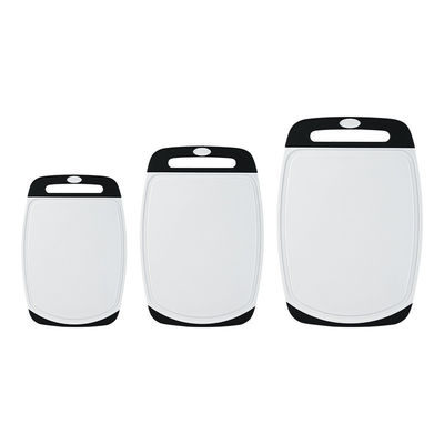 Custom Logo Keuken Niet-slip 3 PCS Plastic hakblokken Set voor groente hakers
