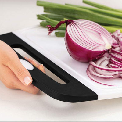 Custom Logo Keuken Niet-slip 3 PCS Plastic hakblokken Set voor groente hakers
