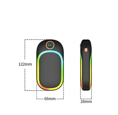 Huishoudelijke handwarmer Powerbank Elektrische draagbare verwarmer USB oplaadbaar voor buiten