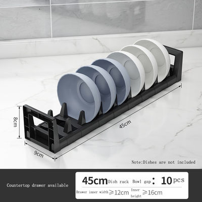 48*16*9,5 cm Bordenhouder voor keukenkasten laden eetgerei opneembaar houder