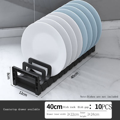 48*16*9,5 cm Bordenhouder voor keukenkasten laden eetgerei opneembaar houder