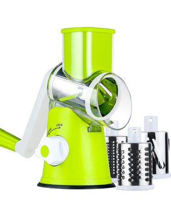 Topverkoper Groenten en fruit Rotary Grater Roestvrij staal Multi-functie Slicer Cutter