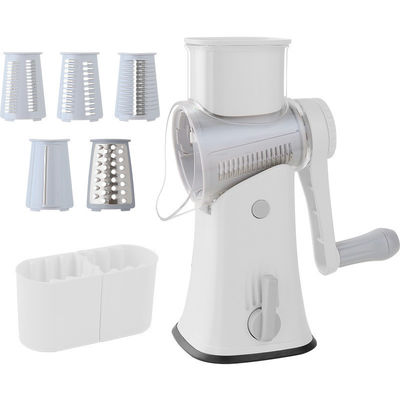 Duurzame keukengereedschappen 5 in 1 Rotary Graters voor het hakken en ratten van groenten