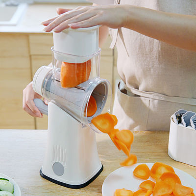Duurzame keukengereedschappen 5 in 1 Rotary Graters voor het hakken en ratten van groenten