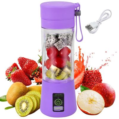 Silicone pc elektrische mini ijsfles blender Home USB 2/4/6 Blades Juicer Cup Machine