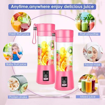 380 ml capaciteit Mini blender USB oplaadbare Fruitsap Draagbare sapbeker voor thuis