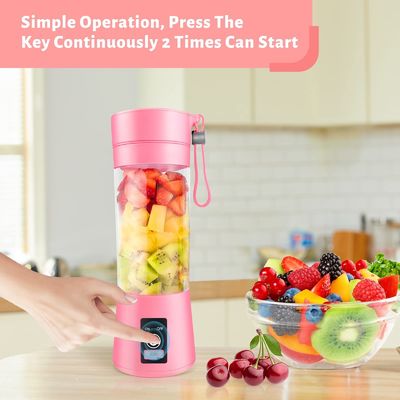 380 ml capaciteit Mini blender USB oplaadbare Fruitsap Draagbare sapbeker voor thuis