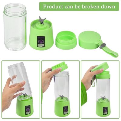 2/4/6 Messen Mini USB oplaadbare blender en mixer voor draagbare groene sap