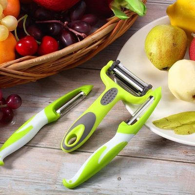 Praktische PP-rubber groentenpeeler voor moeiteloos schillen van groenten en fruit