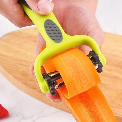 Praktische PP-rubber groentenpeeler voor moeiteloos schillen van groenten en fruit