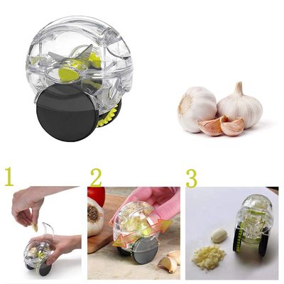 Plastic Rolling Garlic Press Crusher Chopper Keuken Gadgets 6,3*5,0*8,0 cm Acceptabel