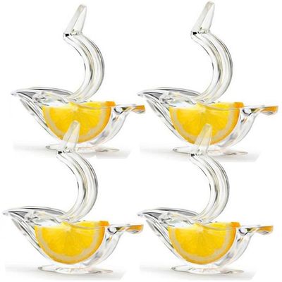Fruit en groenten gereedschappen Acryl vogelvormige handleiding Citroensperser voor plastic type GPPS