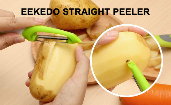 Multifunctionele roestvrijstalen peelermes voor de keuken 19*2,5*2cm OEM/ODM geaccepteerd