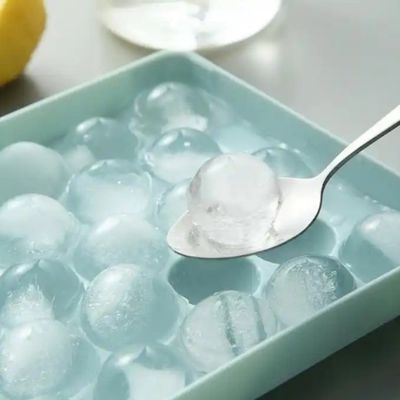 PP Plastic Summer Circle Ice Tray voor Chocolade 33/18 Cellen Ronde ijsdoos Maker Mould