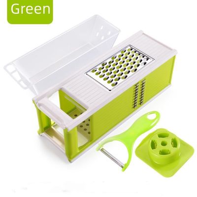 Multifunktioneel Fruit Vegetable Tools Uien Aardappel Peeler Slicer Cutter Chopper Grater