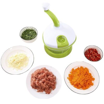Voedsel handgestuurde groente snijmachine chopper vleesmaler menging salade spinner met deksel