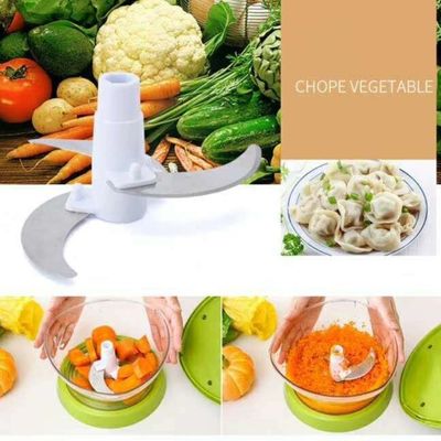 Voedsel handgestuurde groente snijmachine chopper vleesmaler menging salade spinner met deksel