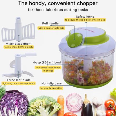 Mini handmatige groente fruit knoflook gember ui vlees versnipper hand trekker chopper fruit