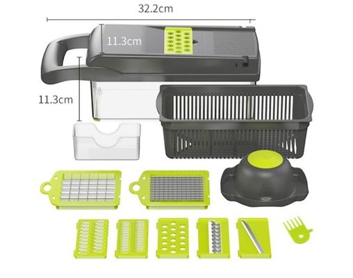 Custom Logo Handheld Groenten hakker Slicer Grater voor multifunctionele Keuken Prep