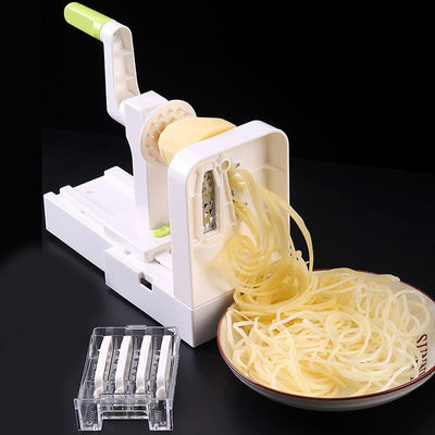 Rotary Fruit Vegetable Grater 5 In 1 Multi Keuken Handmatige Ribbon Cutter Spiral Slicer