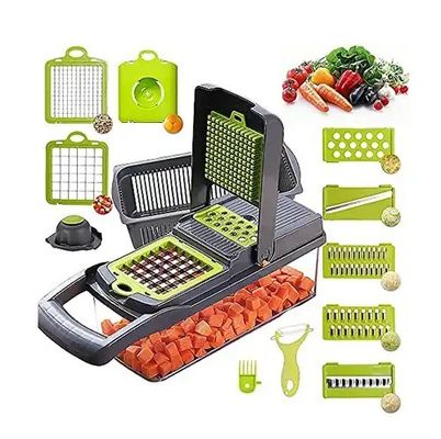 Gemakkelijk te snijden 12 in 1 voedsel snijmachine mandoline slicer voor keuken accessoires
