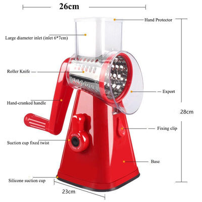Groene Rotary Cheese Grater De perfecte toevoeging aan elke keuken voor het versnipperen van groenten