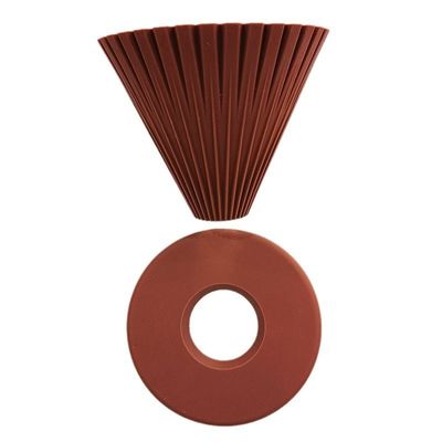 Moderne design siliconen koffie mat met herbruikbaar trechterfilter en opvouwbare druppel