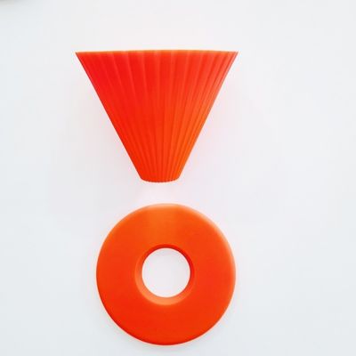 Moderne design siliconen koffie mat met herbruikbaar trechterfilter en opvouwbare druppel