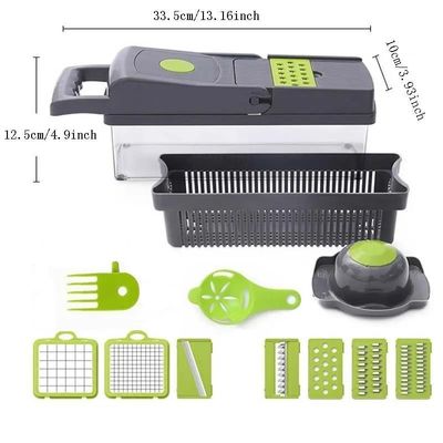 Multifunctionele handmatige keuken groente haker slicer Dicer Food Grater Custom Logo