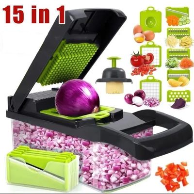 15 in 1 Multifunctionele Groente Chopper Huishoudelijke Keuken Handmatige Chopper met Custom Logo