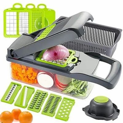 15 in 1 Multifunctionele Groente Chopper Huishoudelijke Keuken Handmatige Chopper met Custom Logo