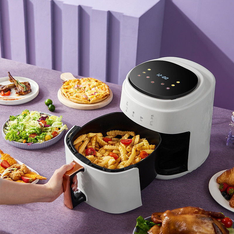 8L 1400W Smart Touch Screen Custom Olievrije Elektrische Deep Fryer Hot Air Fryer Geschikt