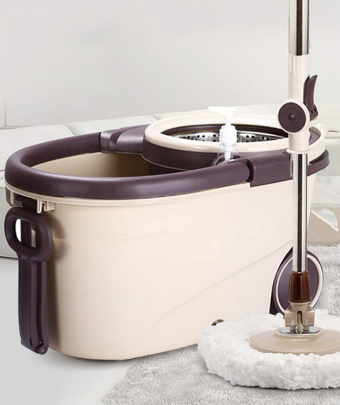Roestvrij staal wringer 360 spin Easy Clean Cyclone vloerreiniging mop en emmer set