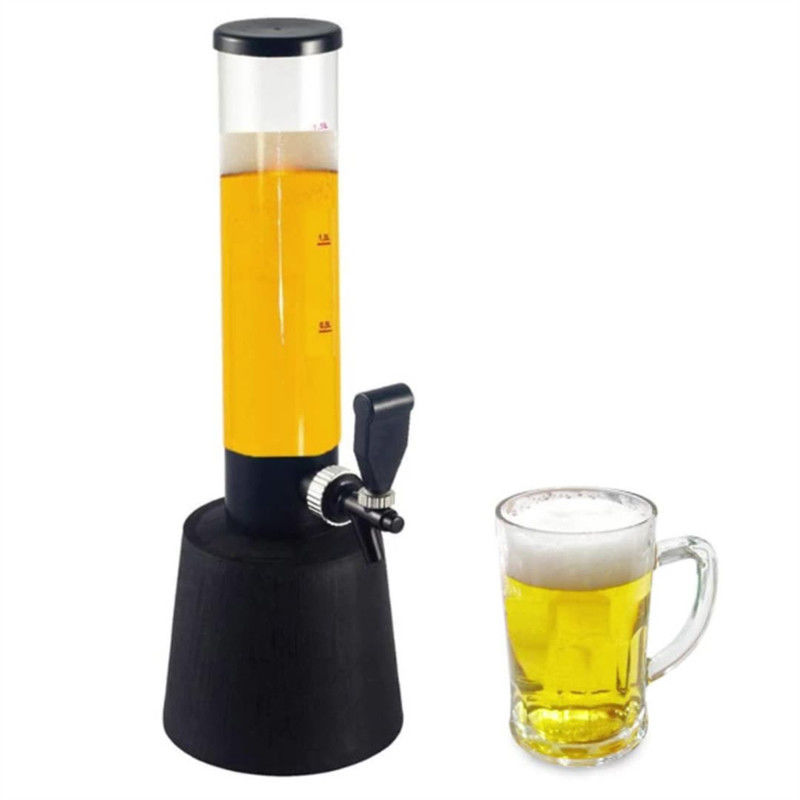 Op maat gemaakte ijstbuis bier drankvat met kraan dispensator en ijskoud bier toren