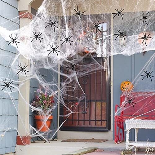 Polyester spinnenweb katoen draad spookhuis decoratie voor Halloween feest rekwisieten