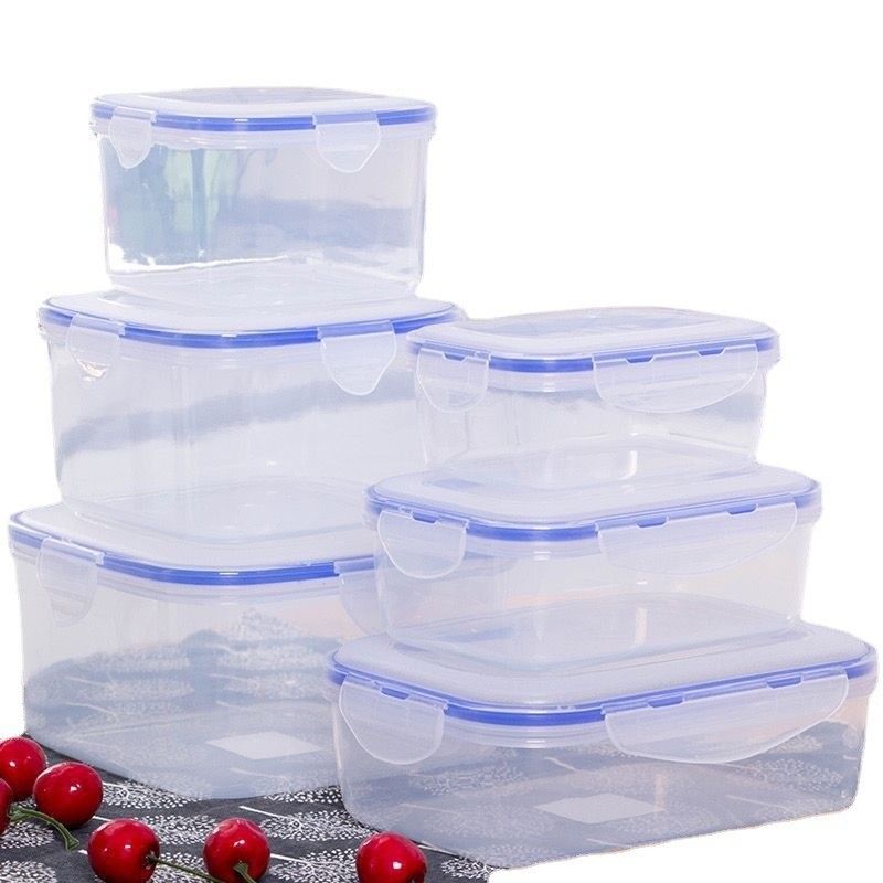 3 stuks luchtdichte plastic opslagdoos voor multifunctionele voedselopslagcontainers