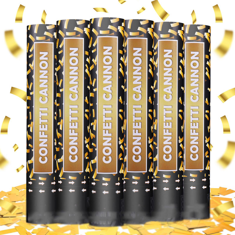 40cm Multicolor Biodegradable Party Popper Confetti Cannons voor kleurrijke feesten