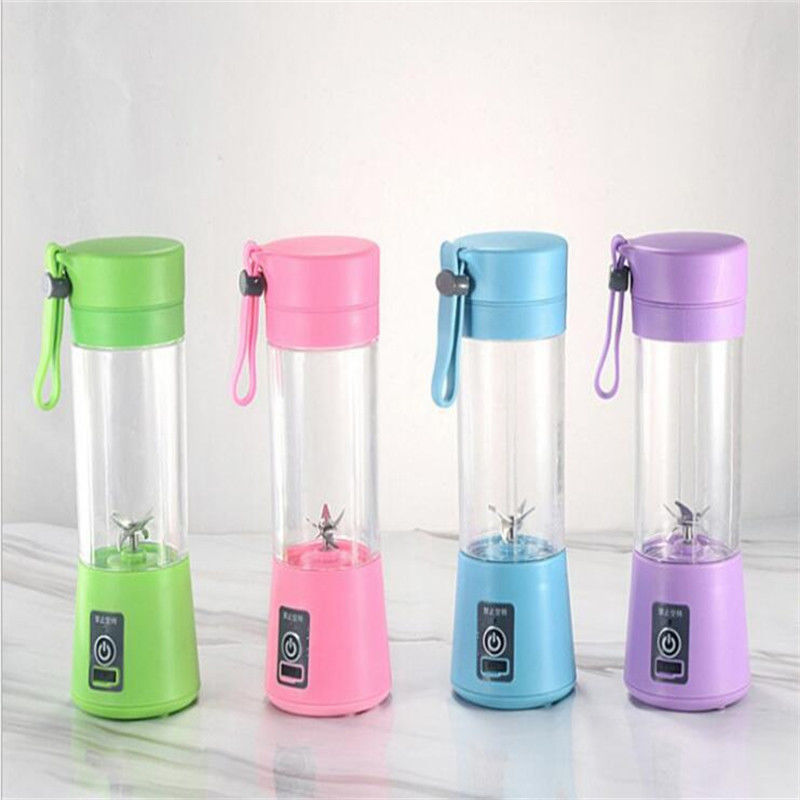 Compacte 380 ml draagbare mini-elektrische sapmachine blender voor het mengen van fruit in de keuken
