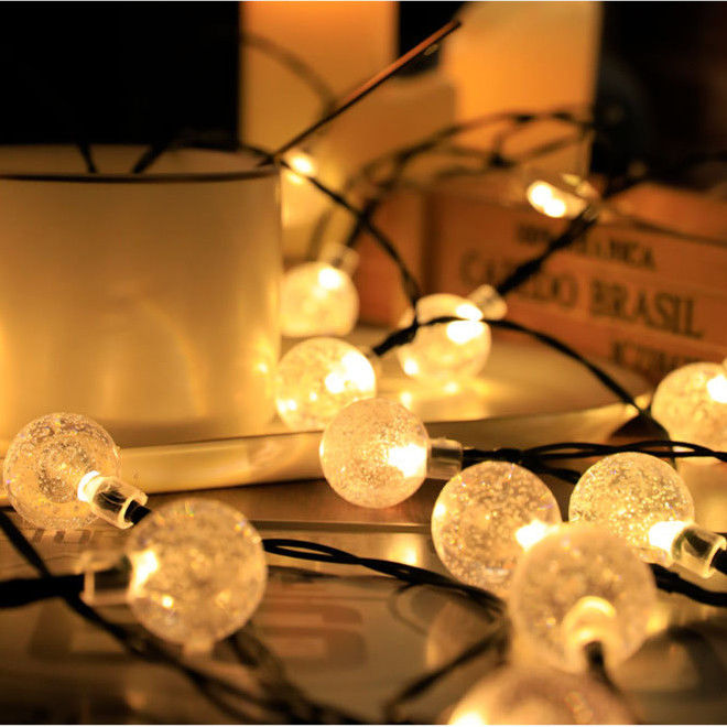 PVC Warm White Clear Vintage Bulbs Glierland Lights voor Fairy Wedding Decoration 5-102m