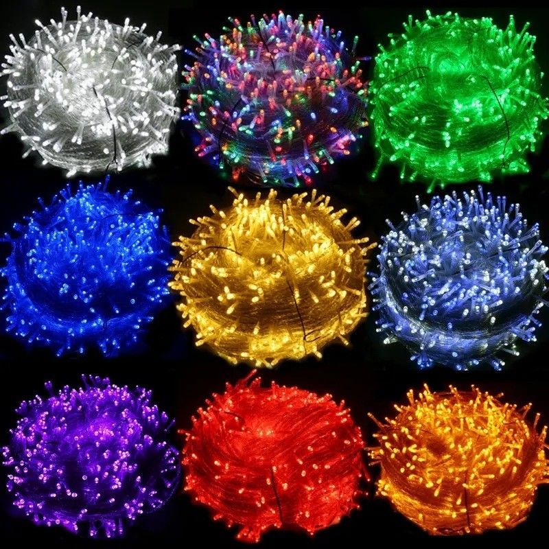 Buiten waterdicht 300m Paarse LED Fairy Lights String Girland voor Kerstfeest decoratie